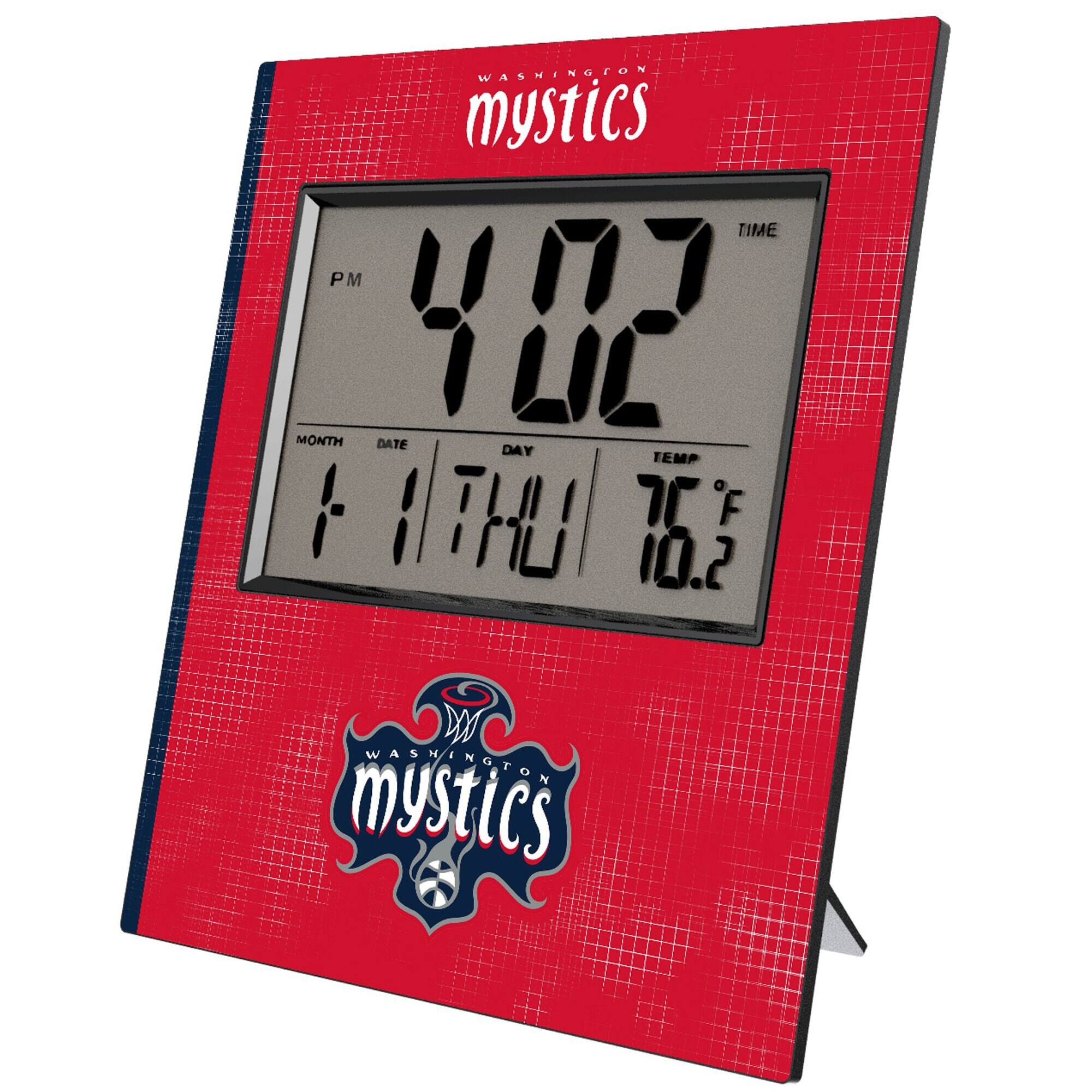 WASHINGTON mystics

TIME 4:02 PM

MONTH 1 DATE 1 DAY THU TEMP 76.2°F

WASHINGTON mystics