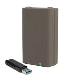 Stealth Cam - FieldMax Lithium Battery Cartridge 2-Pack with Card Reader Bundle