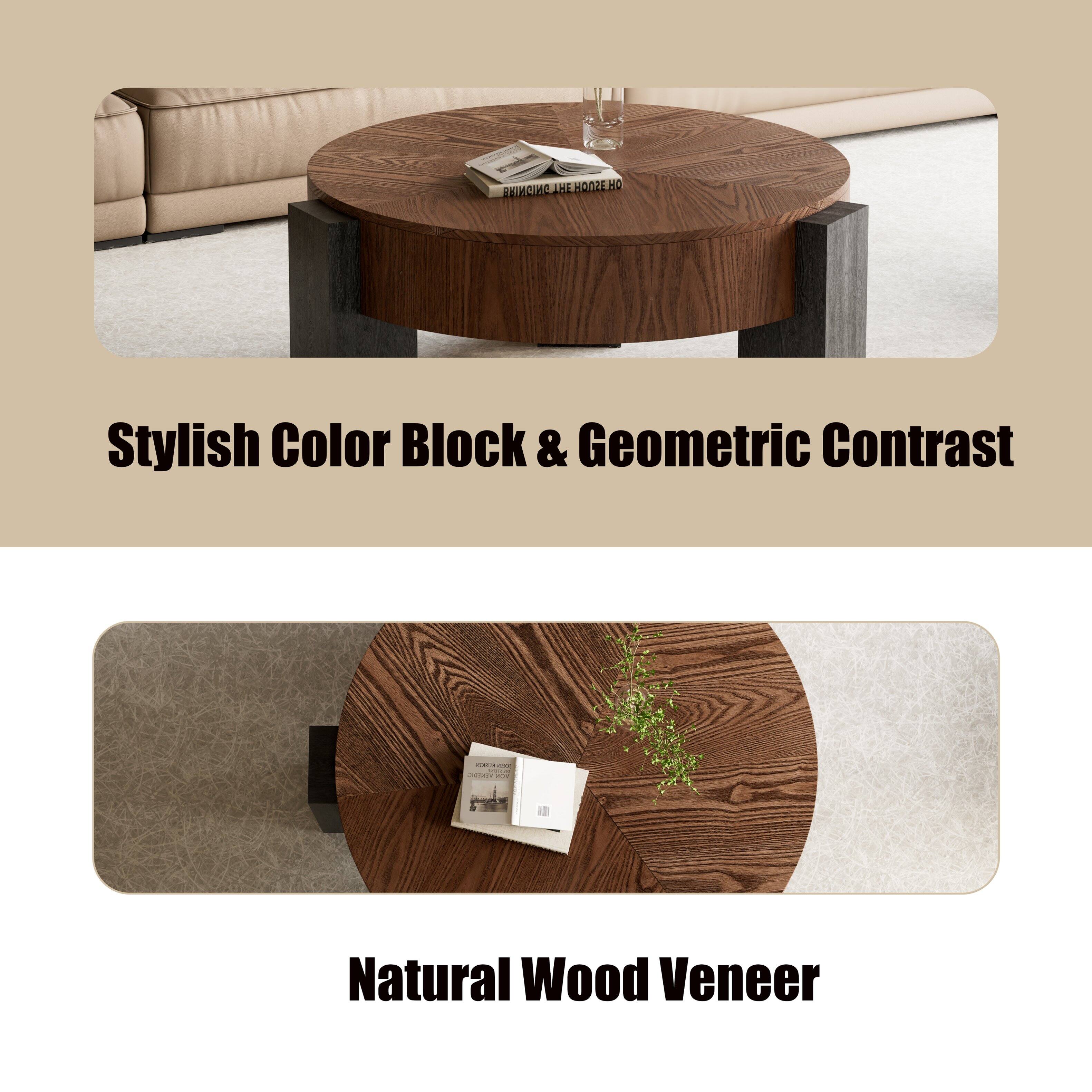 Stylish Color Block & Geometric Contrast

Natural Wood Veneer