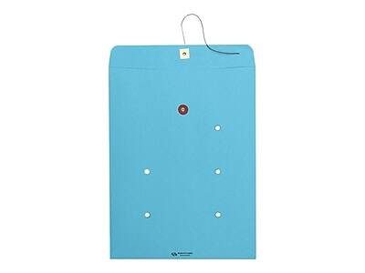 Alt View 1. Quality Park - Kraft Button & String Inter-Departmental Envelope 10" x 13", 100/Carton - Blue.