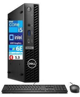Dell - OptiPlex 7020 Micro Mini Desktop (i5-14500T, 16GB, 256GB SSD, Intel UHD 770, WiFi 6E, Win 11 Pro) - Black