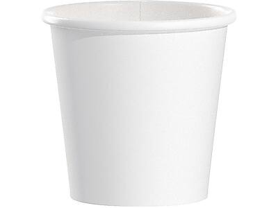 Front. Solo - Paper Hot Cup, 4 Oz., 50 Cups/Pack - White.