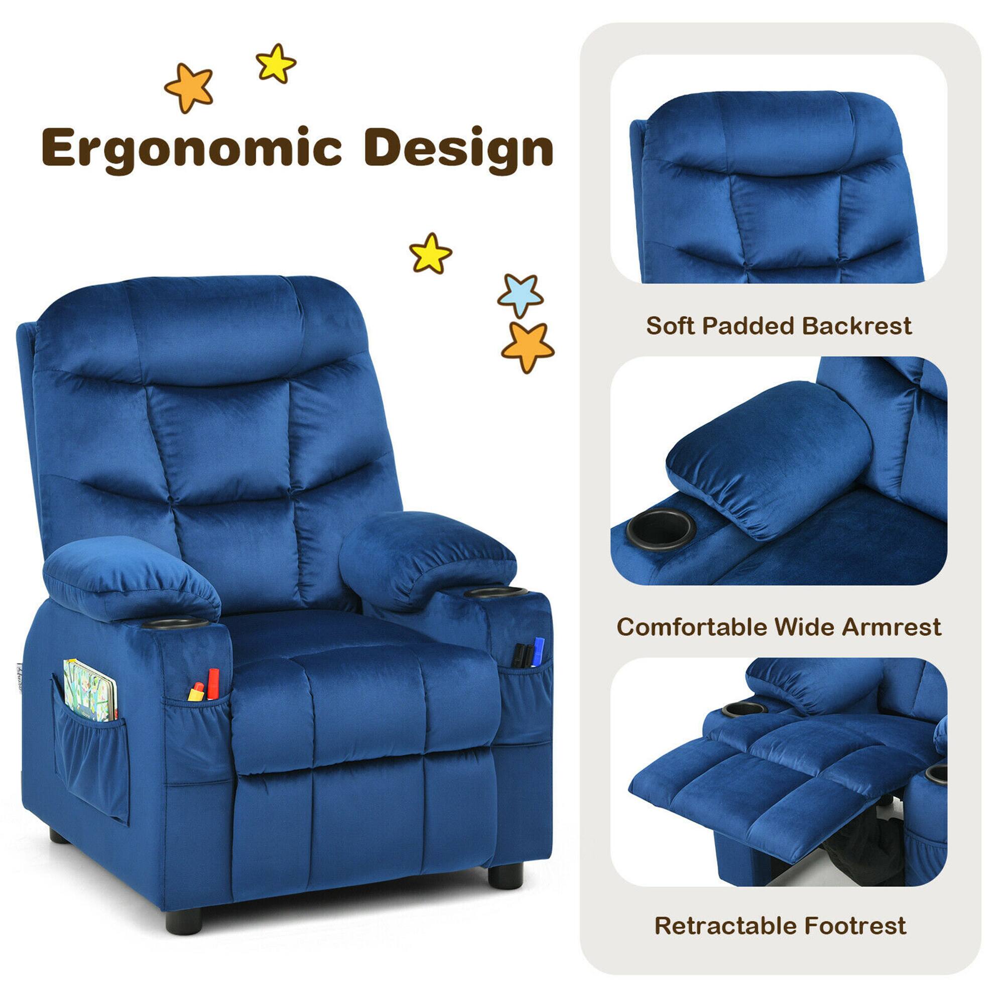 Ergonomic Design

- Soft Padded Backrest
- Comfortable Wide Armrest
- Retractable Footrest