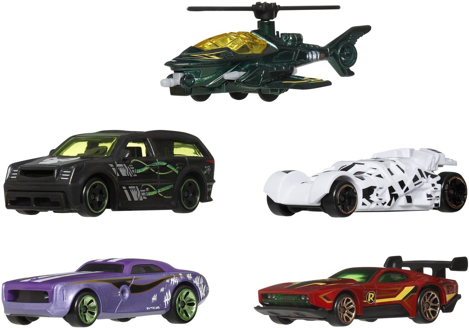 Alt View 1. Mattel - Mattel - Hot Wheels 1:64 Silver Series Batman 10-Piece S Assortment (DC)   - COLLECTIBLES - Multicolor.