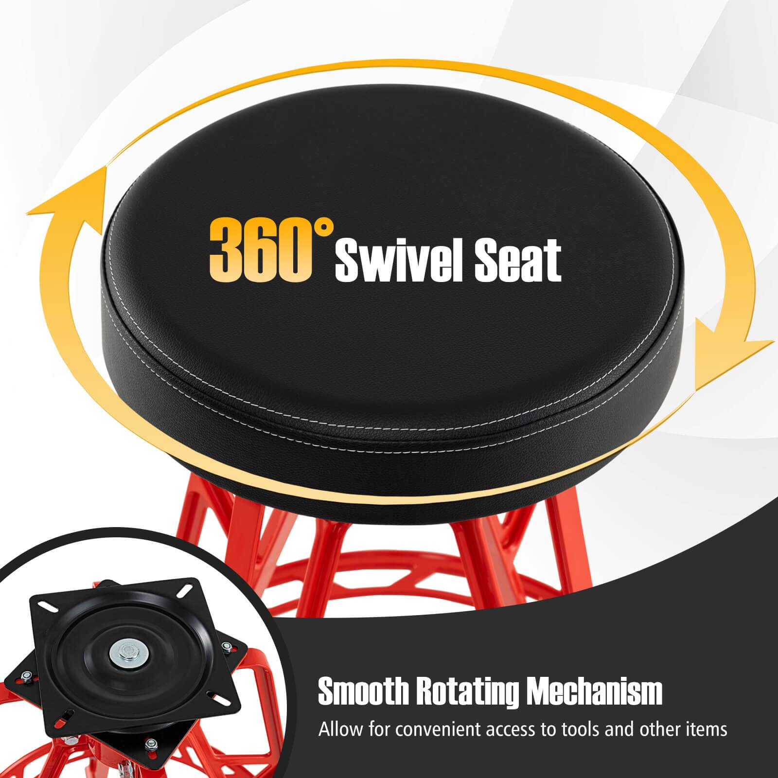 360° Swivel Seat

Smooth Rotating Mechanism
Allow for convenient access to tools and other items