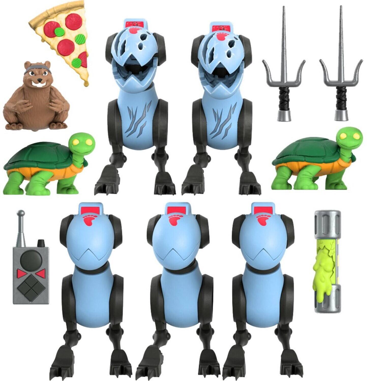 Photos - Action Figures / Transformers Wave Super7 - Tmnt Ultimates!  6 - Mouser Pack - Collectibles - Multicolor 