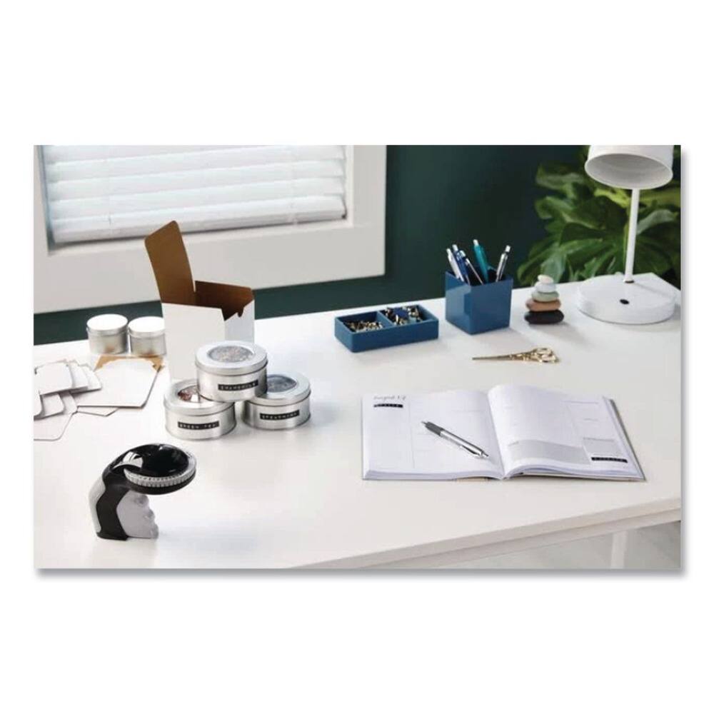 Angle. DYMO - DYMO 520106 0.37 in. x 12 ft. Self-Adhesive Glossy Labeling Tape for Embossers - Blue (1-Roll) - Blue.