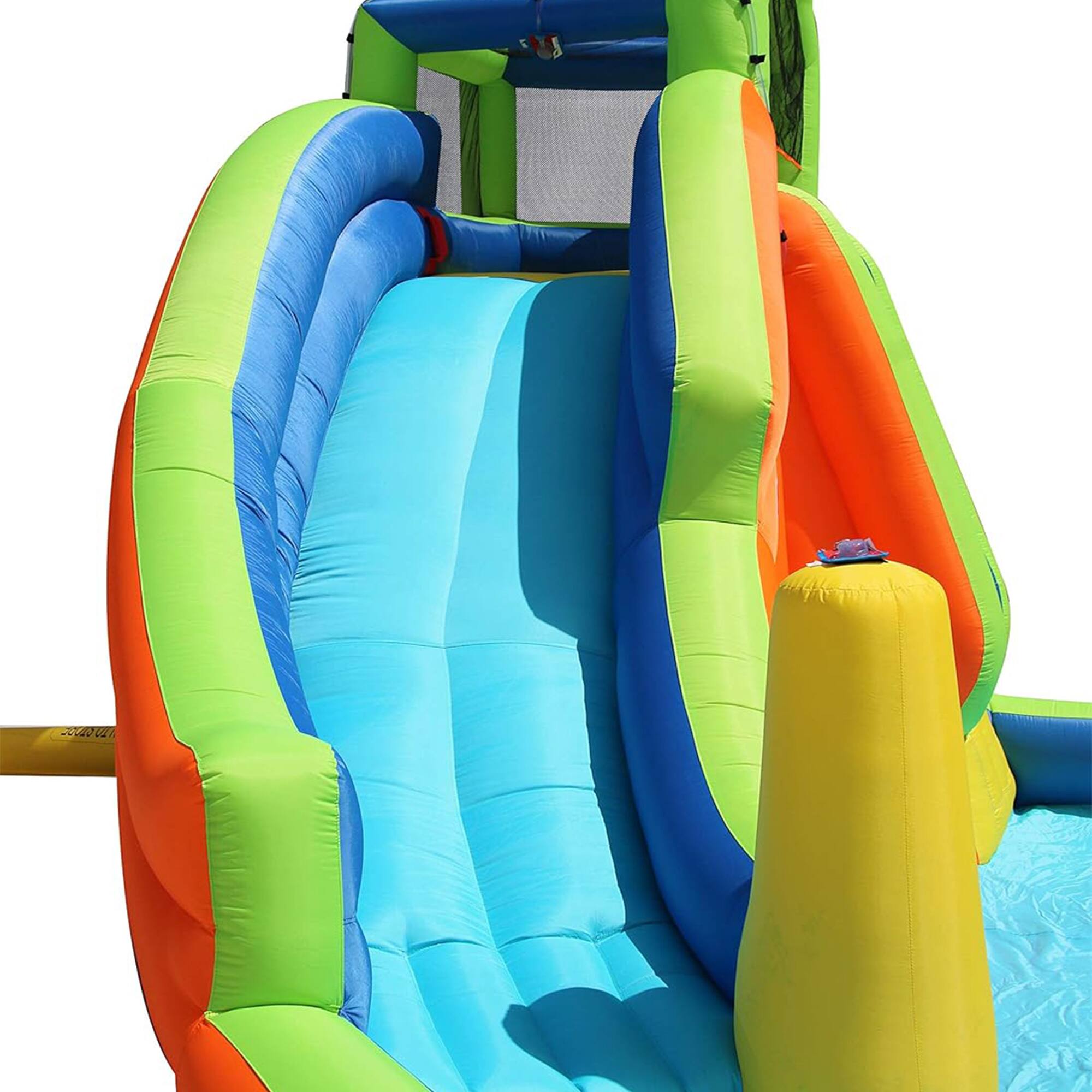 Alt View 7. Banzai - Banzai Gushing Geyser Water-Spraying Inflatable Pool Water Park Set, Multicolor - Multicolor.