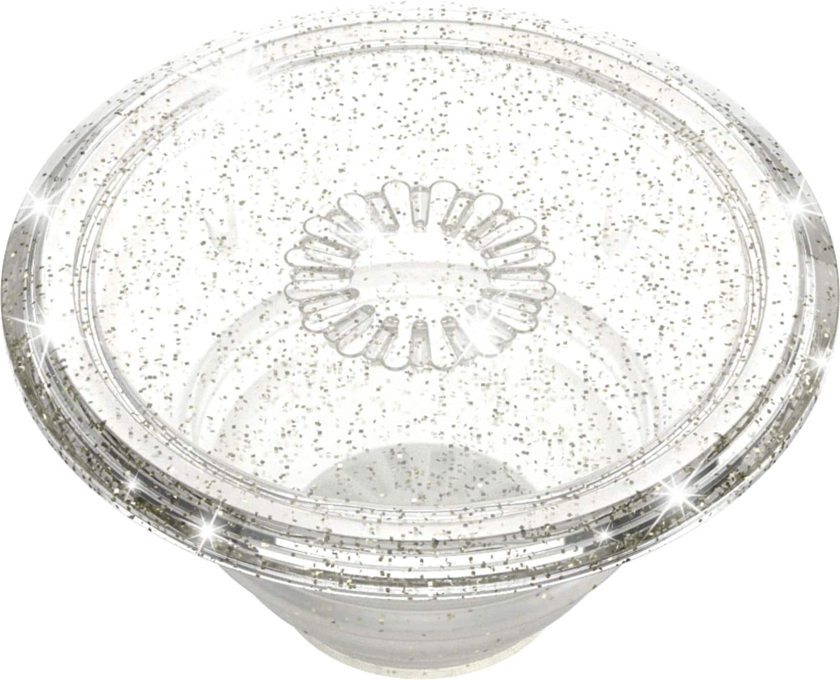 PopSockets - PopTop Swappable Universal Grip for Cell Phones, TOP ONLY, Compatible with Any PopGrip Base - Clear Glitter