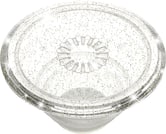 PopTop Swappable Grip for Cell Phones, TOP ONLY, Compatible with Any PopSockets PopGrip Base - Clear Glitter