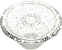 PopSockets - PopTop Swappable Universal Grip for Cell Phones, TOP ONLY, Compatible with Any PopGrip Base - Clear Glitter