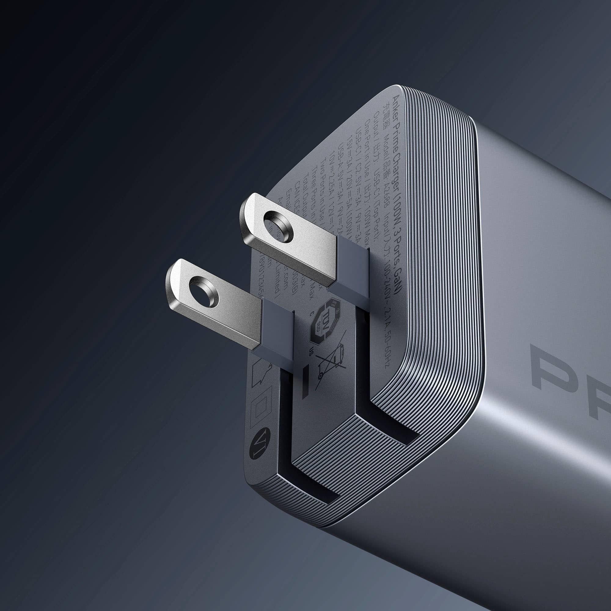 電源ユニット Anker Prime Charger A2688 Anker Prime Charger (100W, 3 Ports, GaN) | 充電器の製品情報
