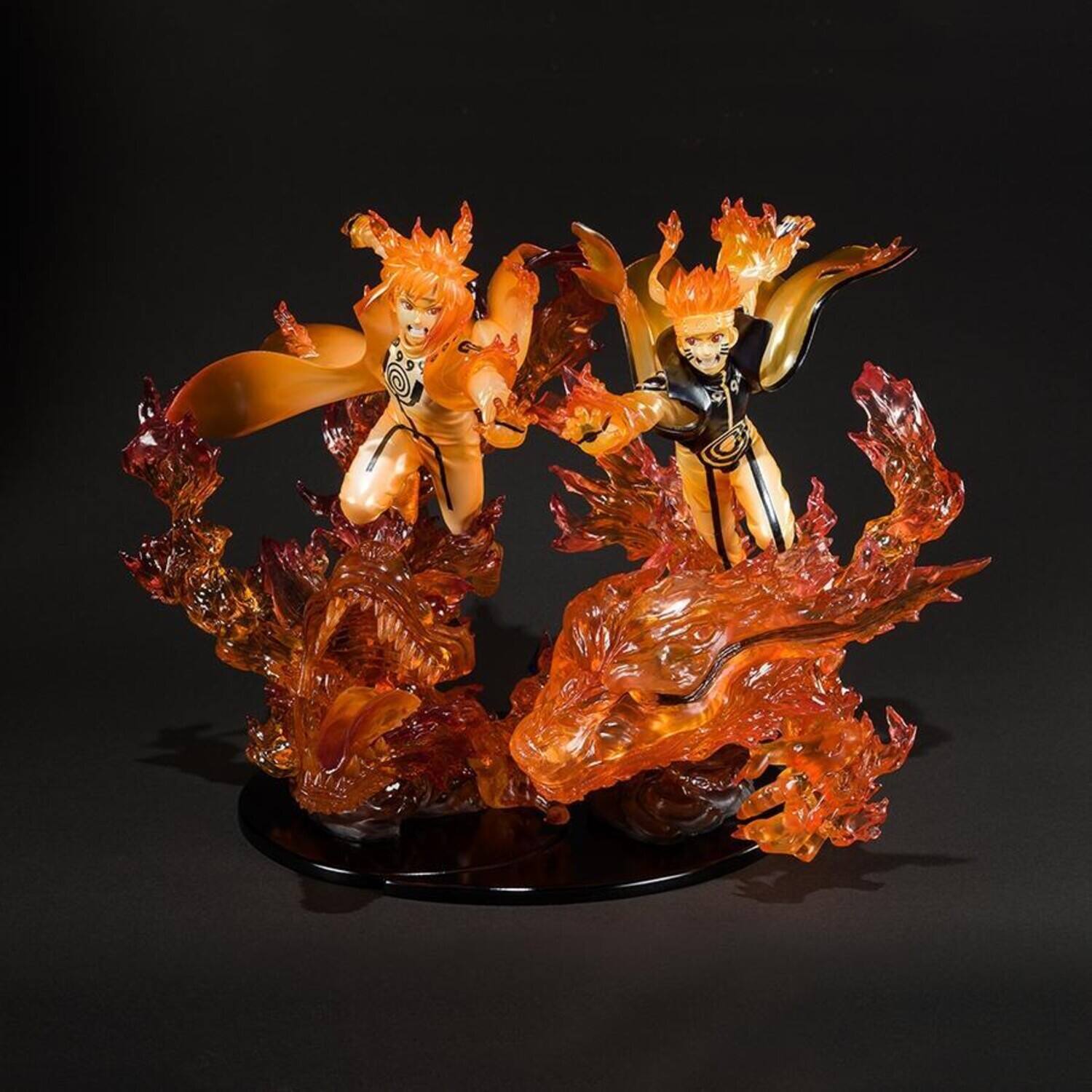 Alt View 4. Bandai - Tamashii Nations - Naruto Shippuden - Naruto Uzumaki - Kurama - Kizuna Relation - Bandai - COLLECTIBLES - Multicolor.