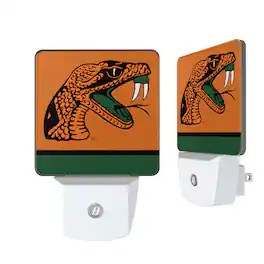 Keyscaper - Florida A&M Rattlers Stripe Design Nightlight 2-Pack - Multicolor
