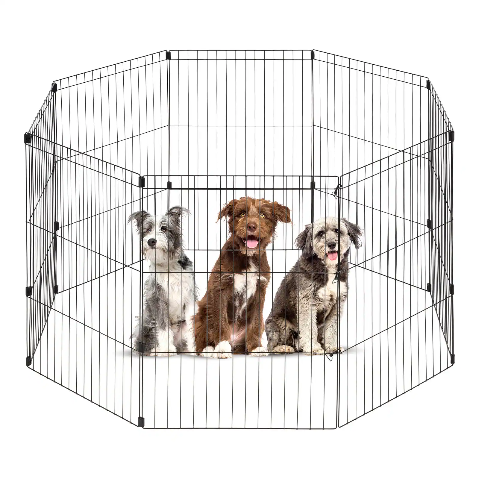IRIS USA Exercise 8 Panel Wire Metal Pet Playpen for Dog - Best Buy