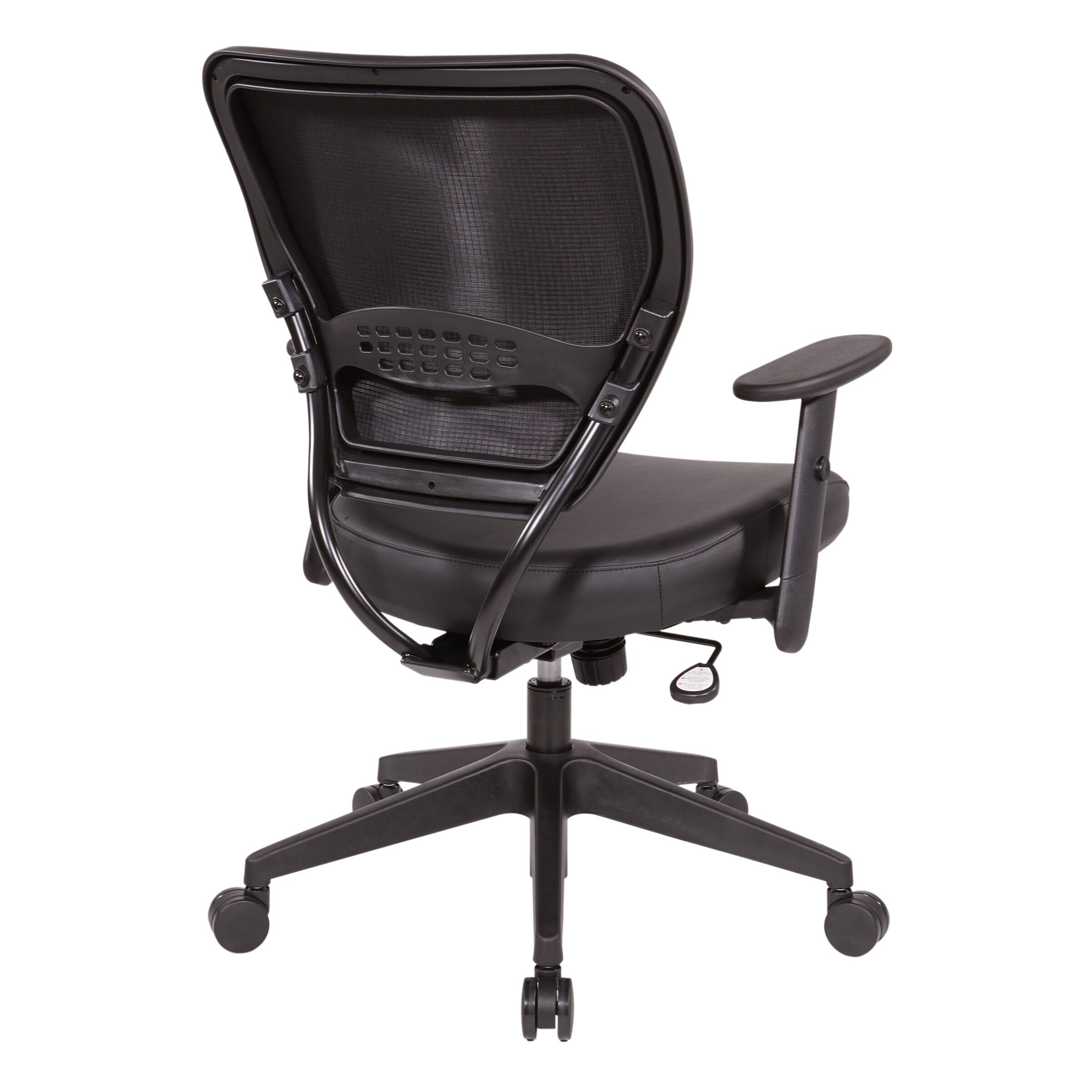Back. Office Star Products - Silver Ion Technology Task Chair - Dillon Black.