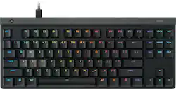 Logitech - G515 RAPID TKL Wired Mechanical Analog Low-Profile Switch Gaming Keyboard with LIGHTSYNC RGB - Black - Front_Zoom