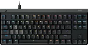 Logitech - G515 RAPID TKL Wired Mechanical Analog Low-Profile Switch Gaming Keyboard with LIGHTSYNC RGB - Black