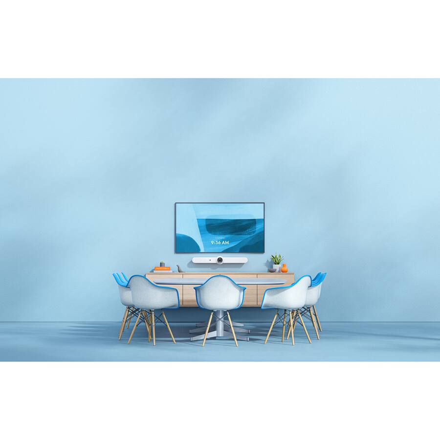 Alt View 7. Logitech - Logitech Rally Bar Mini All-In-One Video Bar for Small to Medium Rooms, White - 3840 x 2160 Video - 120&deg; Angle - 4x.