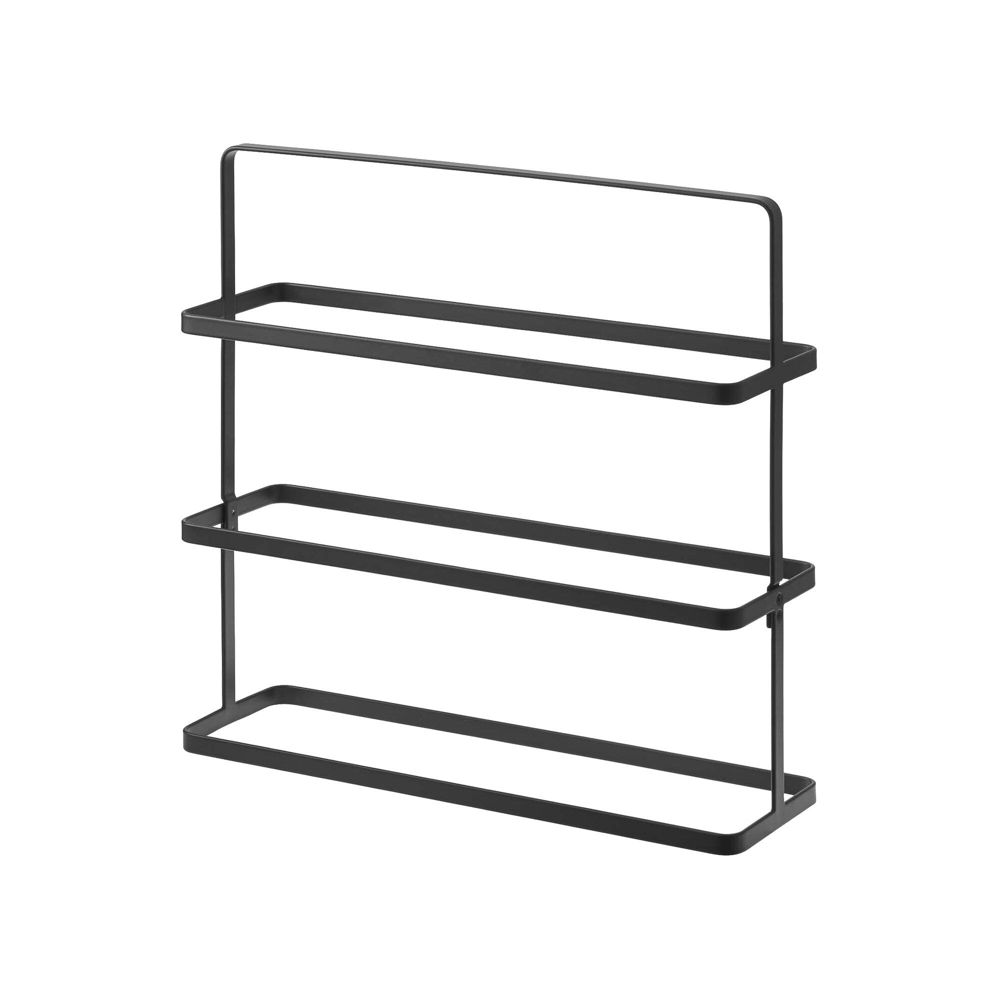 Alt View 7. Yamazaki Home - Shoe Rack (18" H)  - Steel - Black.