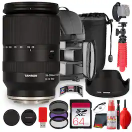 Tamron - 28–200mm f/2.8–5.6 Di III RXD Lens (Sony E) Pro Bundle
