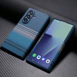 Dteck - Magnetic Case for Samsung Galaxy Z Fold8 Ultra, Compatible with MagSafe, Hinge Protection & Screen Cover - Blue