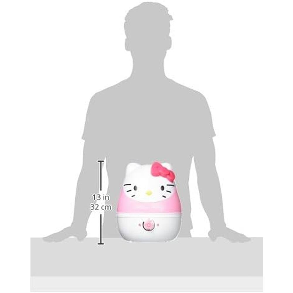 Left. MOSZAR LLC - Adorables 1 G Ultrasonic Humidifier, Cool Mist, Bedroom & Nursery, Hello Kitt.