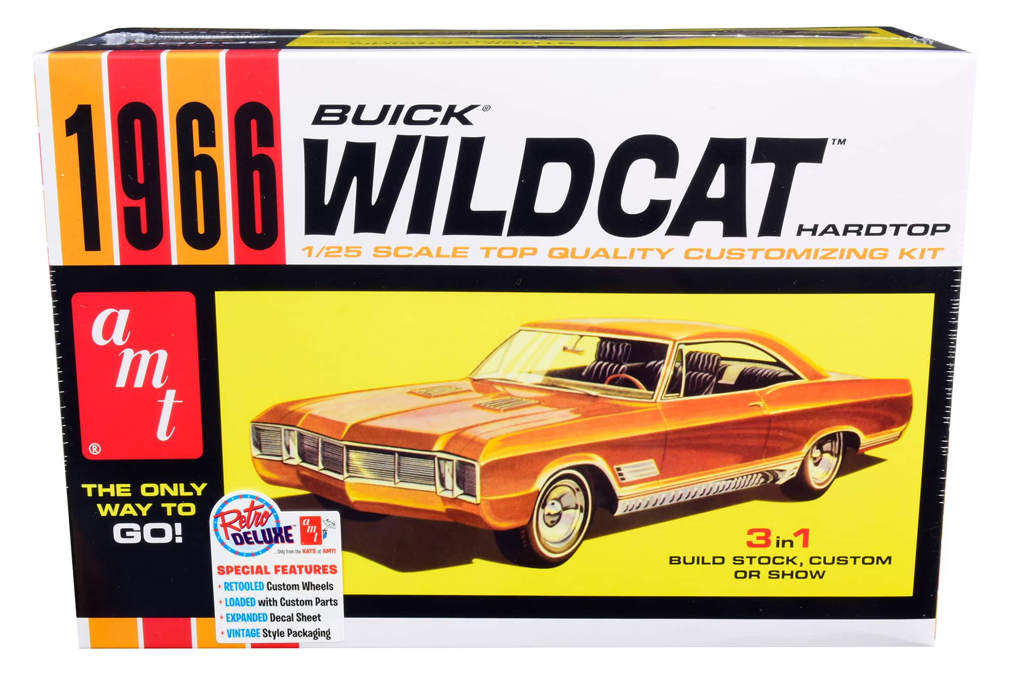 Skill 2 Model Kit 1966 Buick Wildcat Hardtop 3 in 1 Kit 1/25 Scale Model by AMT price history on PriceWatchPro