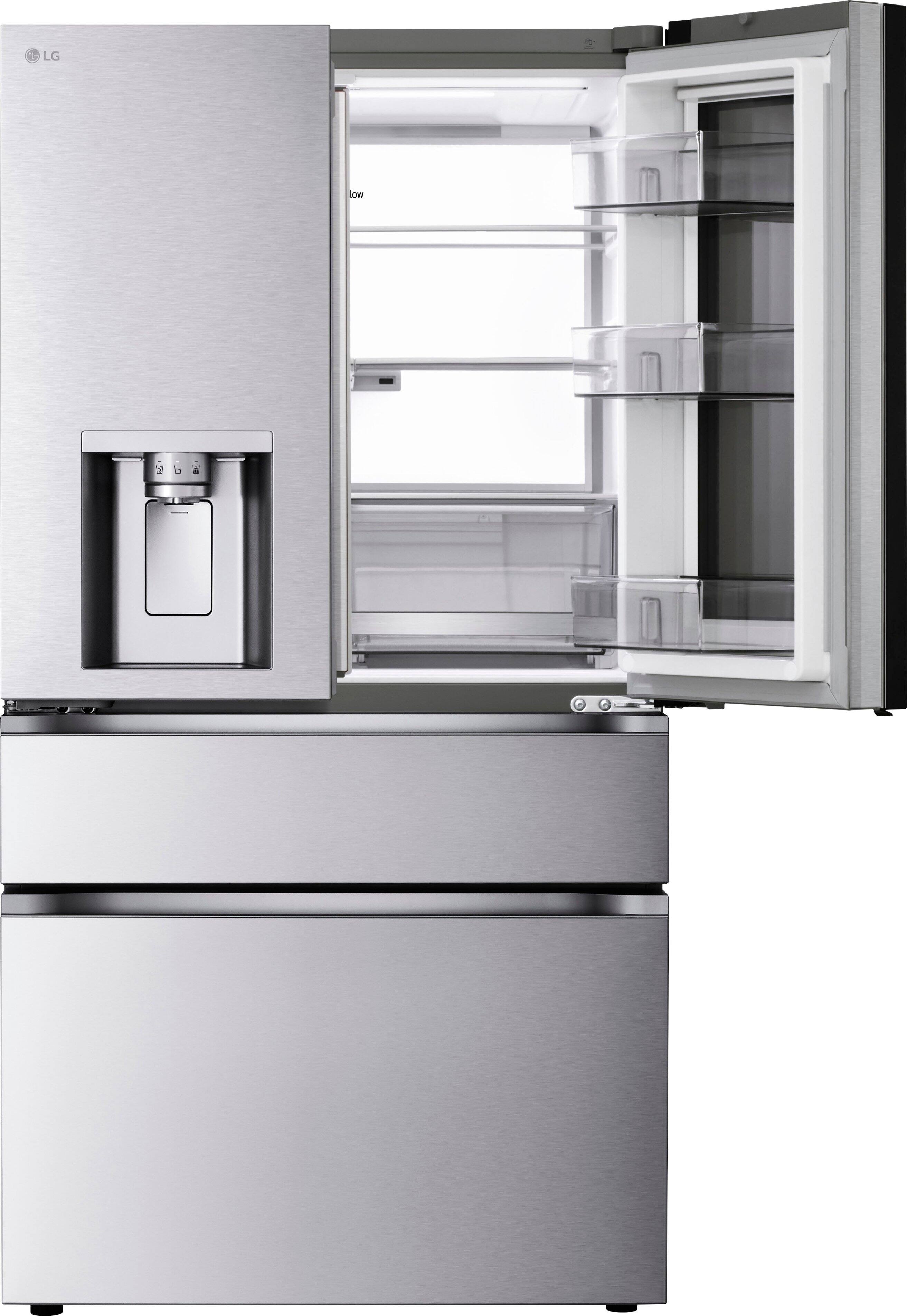 Alt View 17. LG - Standard-Depth MAX 28.6 Cu. Ft. French Door-in-Door Smart Refrigerator with Mini Craft Ice - PrintProof Stainless Steel.