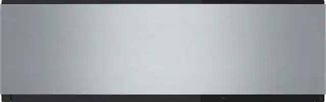 Front. Bosch - 500 Series 30" Warming Drawer - Stainless Steel.