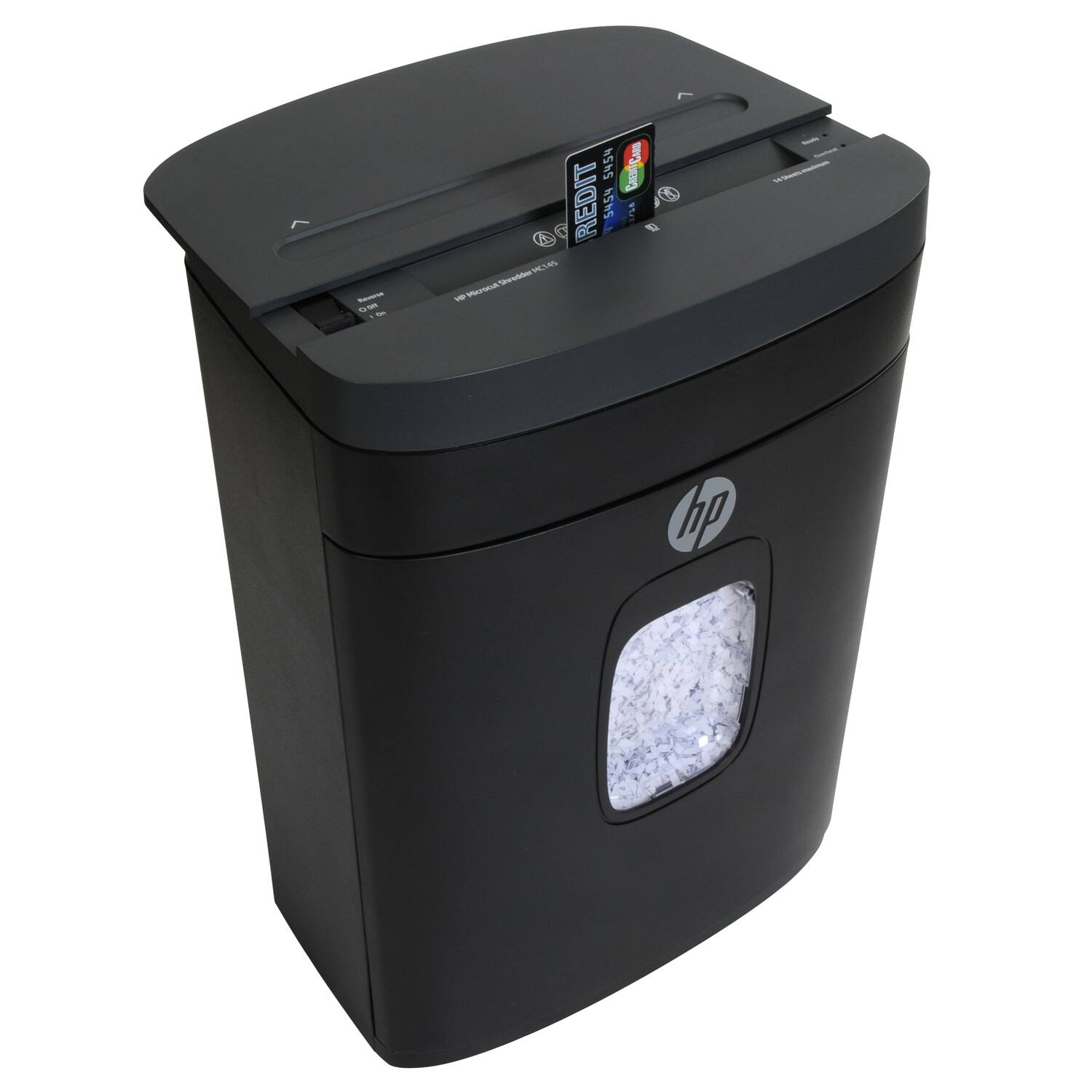 Alt View 13. HP - 14-Sheet Microcut Paper Shredder.