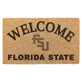 Jardine - Florida State Seminoles 18" x 34" Welcome Coir Doomat - Brown