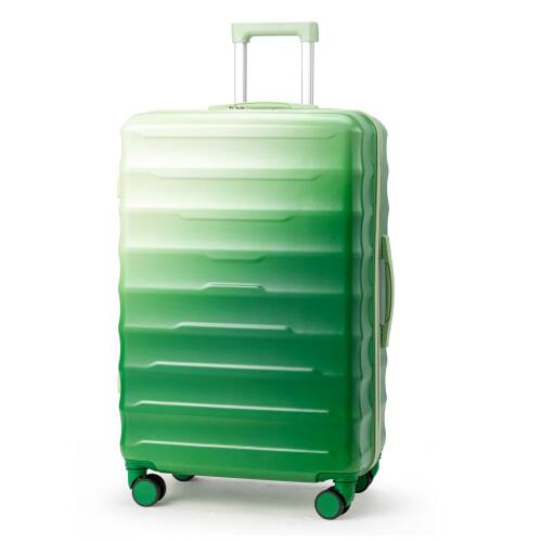 Front. Winado - 28" Carry-on Luggage Hardshell PC+ABS Gradient Color Suitcase with TSA Lock - Gradient green.
