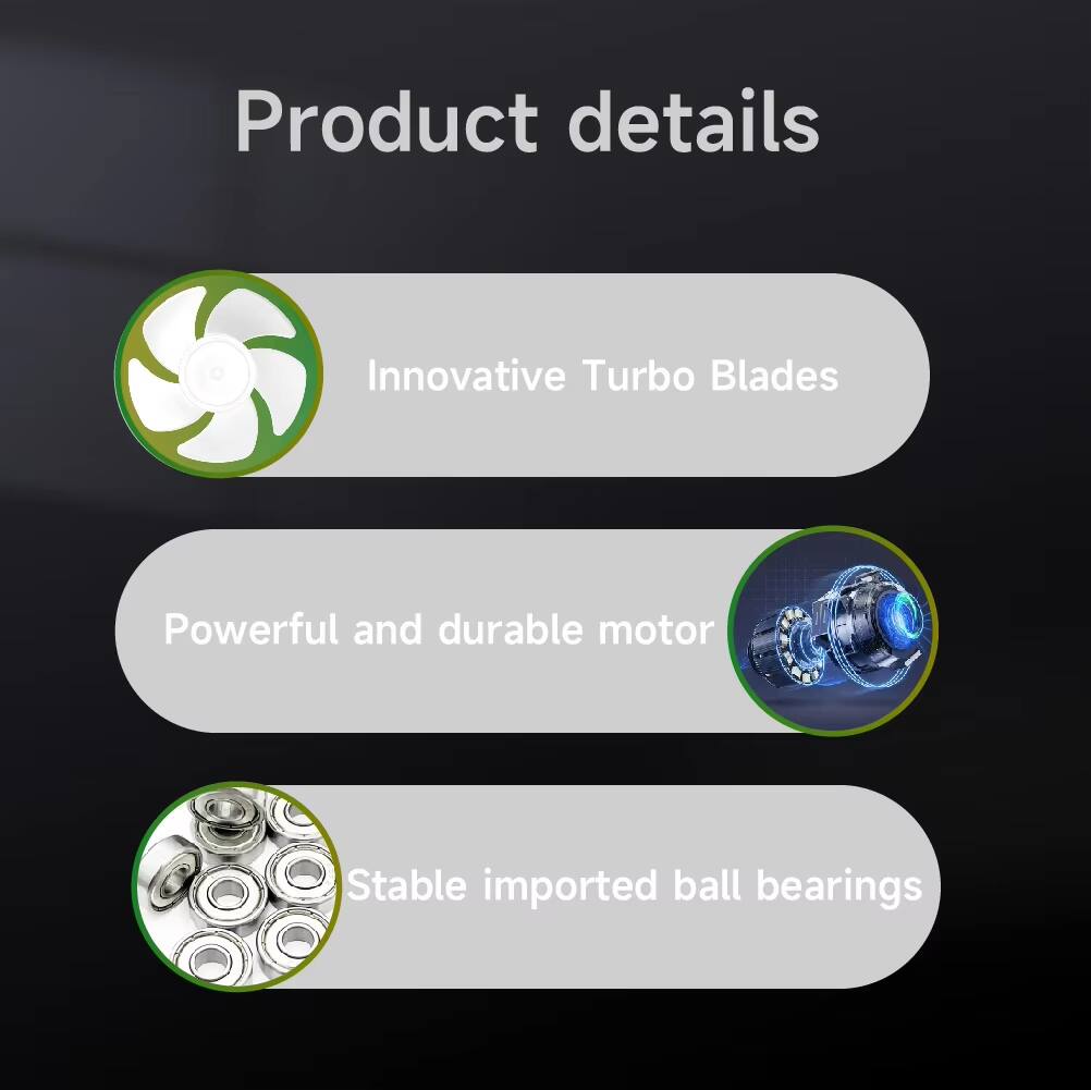 Product details

- Innovative Turbo Blades
- Powerful and durable motor
- Stable imported ball bearings