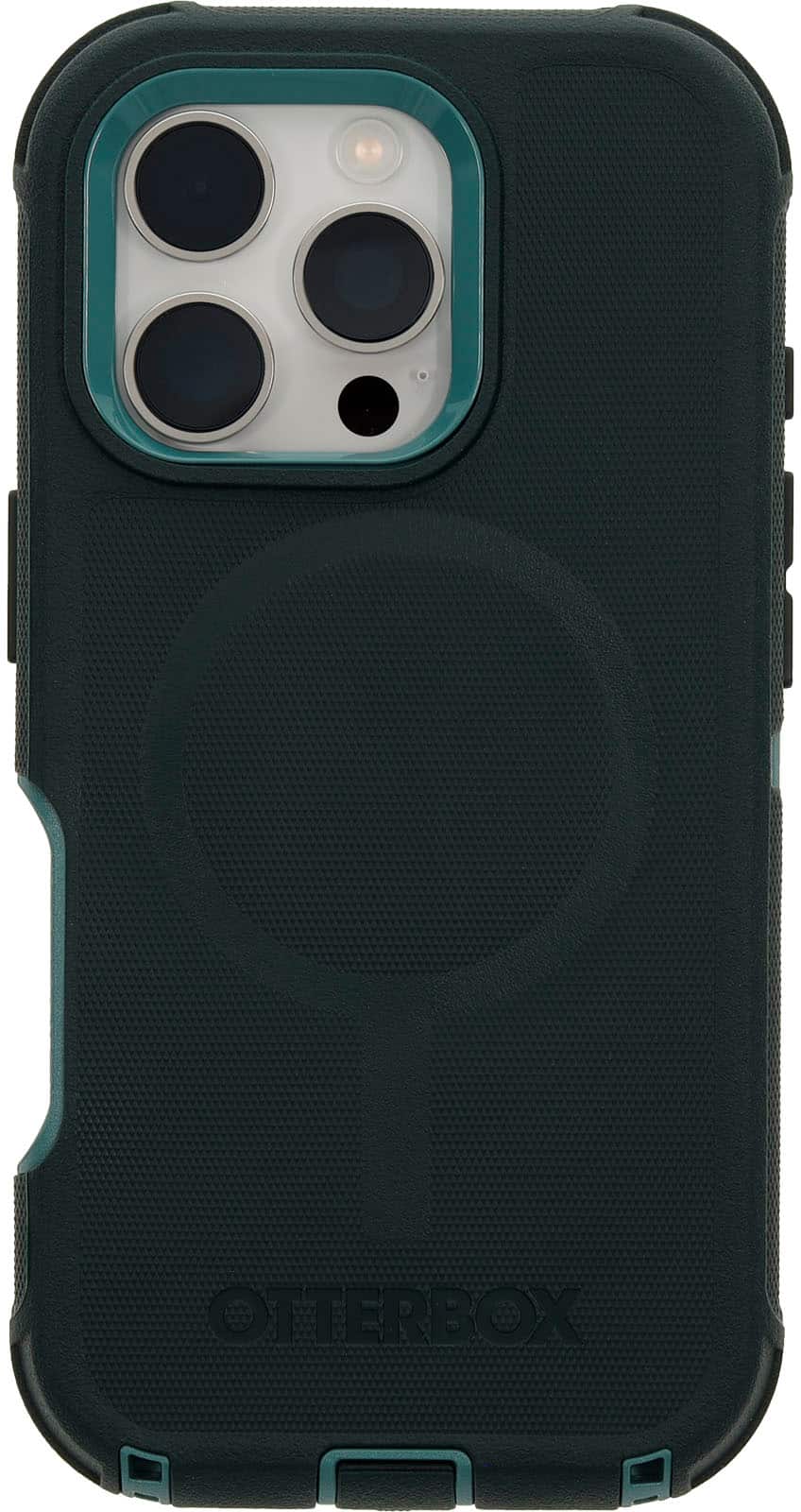 Front. OtterBox - Defender Series Pro Hard Shell for MagSafe for Apple iPhone 16 Pro - Sagebrush.