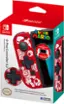 The text on the image reads: "Nintendo Switch. Super Mario. Nintendo TM Manette D-Pad fr Handheld i Nur for Modus D-PAD Handheld Mode porttil only (7) solo Modo per la Controller Mode portable para uniquement modalit solo portatile (7) + + Official Ultra Nintendo Croix Responsive D-Pad for Licensed Product directionnelle 2D ractive games! TM pour jeux 2D! ! HORI 8."