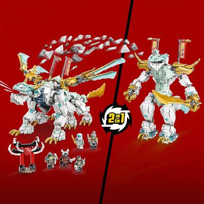 LEGO NINJAGO Zane's Ice Dragon Creature 71786, 2in1 Dragon (973 LEGO NINJAGO Zane's Ice Dragon Creature 71786, 2in1 Dragon (973