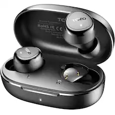 Wireless headphones
Model name: TOZO E1
RoHS FC
Charging Case
CE
Battery: 300mAh/3.0
Input: 5V=0.5A
SN: 1117
TOZO
L R