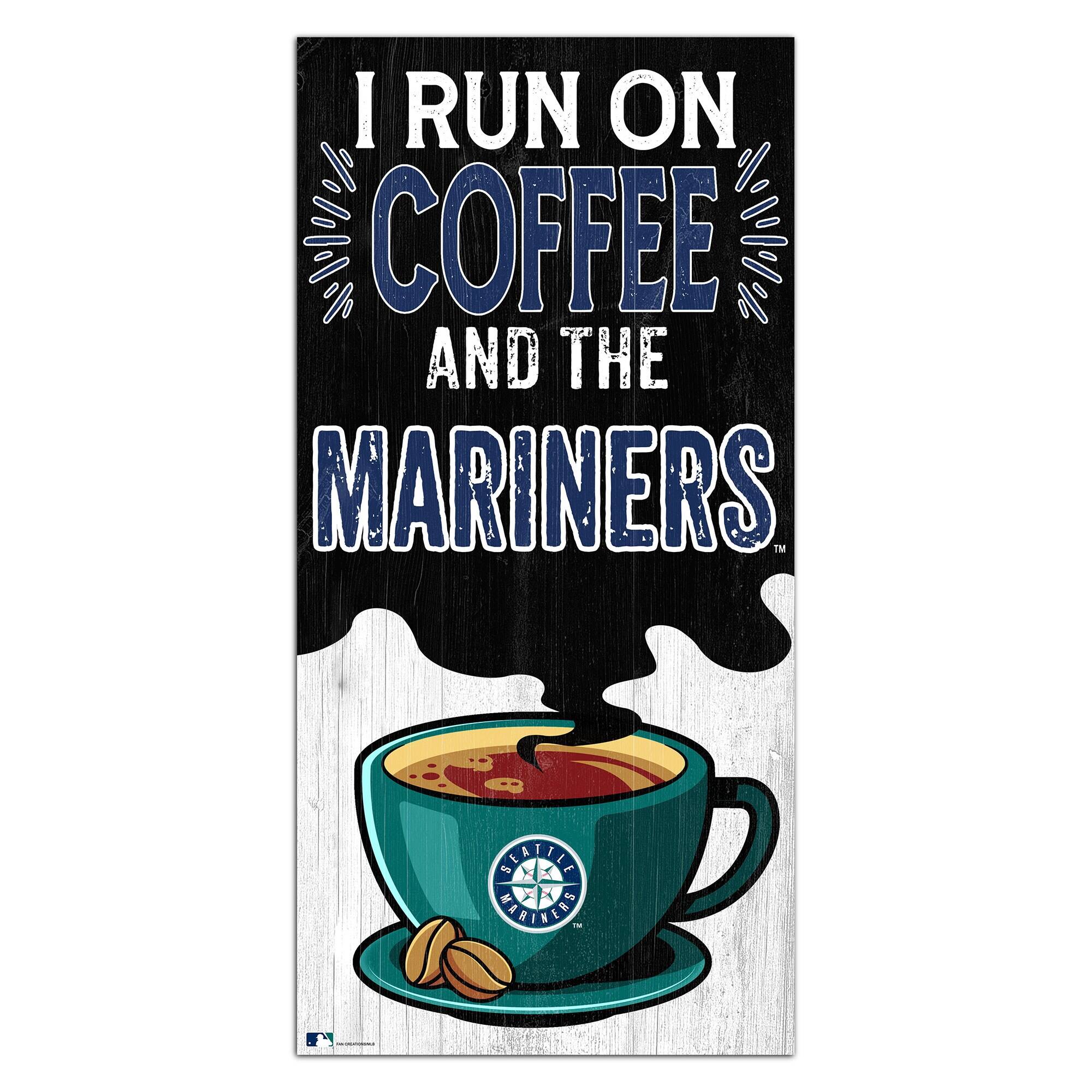 Seattle Mariners 6" x 12" Coffee Wall Art