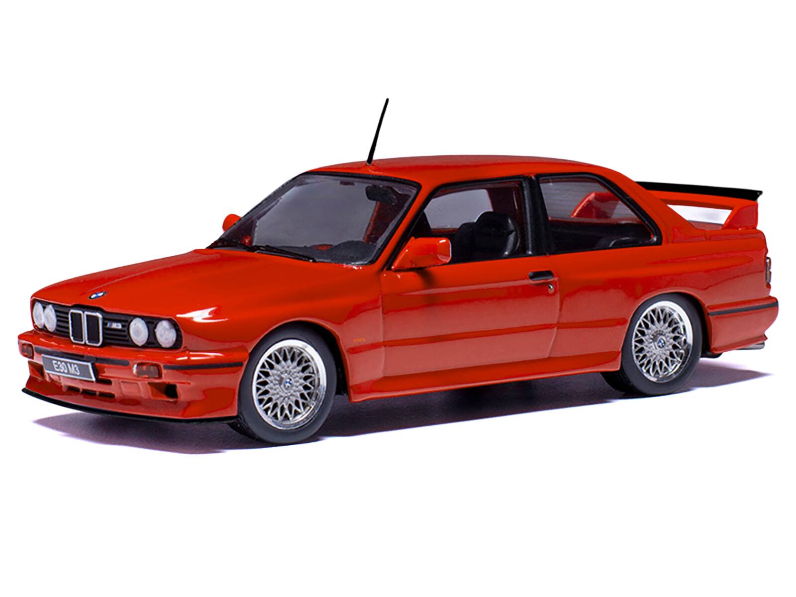 Angle. IXO - 1990 BMW M3 Sport Evolution Red 1/43 Diecast Model by IXO Models - Red.