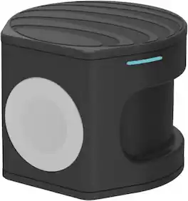 AT&T - Power Drum Wireless Charger & Apple Watch Power Bank | Color: Black - Black