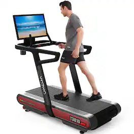 HARISON - Omega T3810 Track Commercial Treadmill - Black