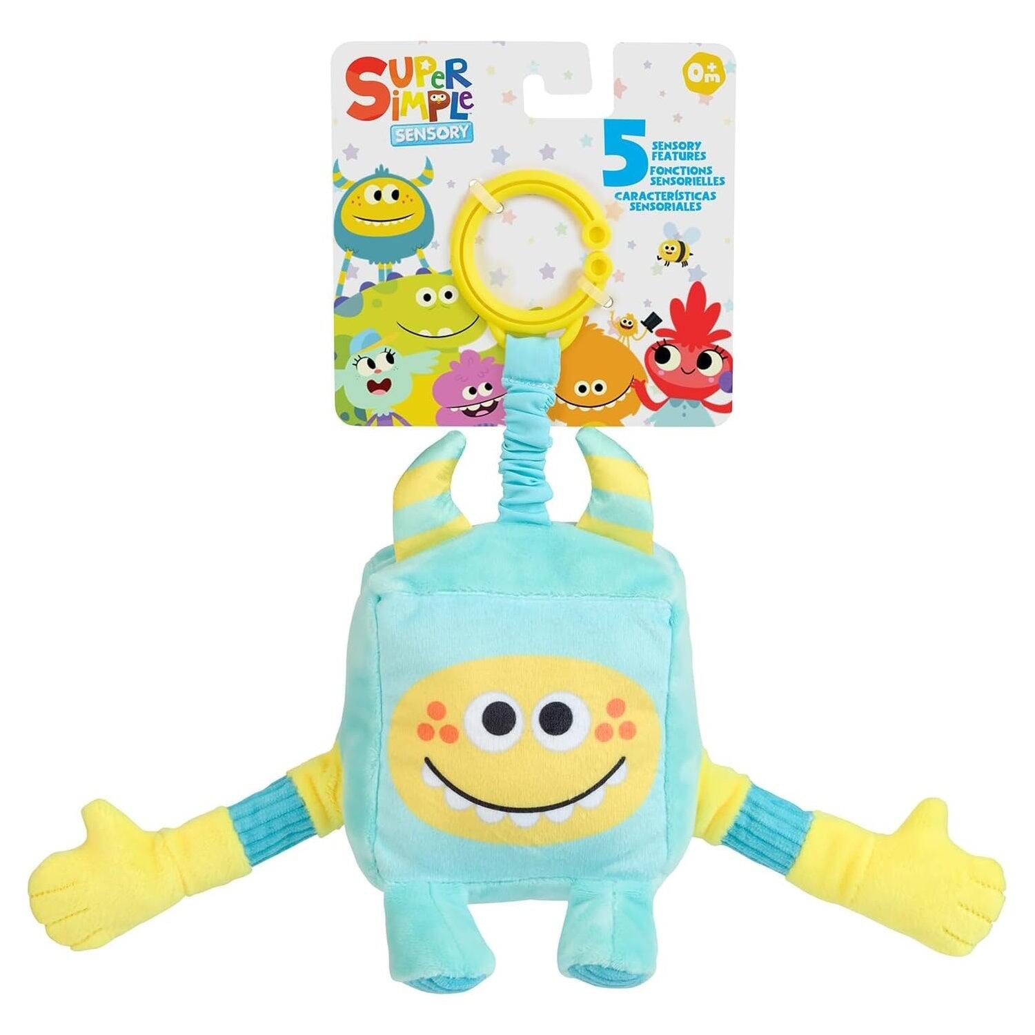 WowWee - Super Simple: Sensory Plush Monster - Rizzo (Blue)