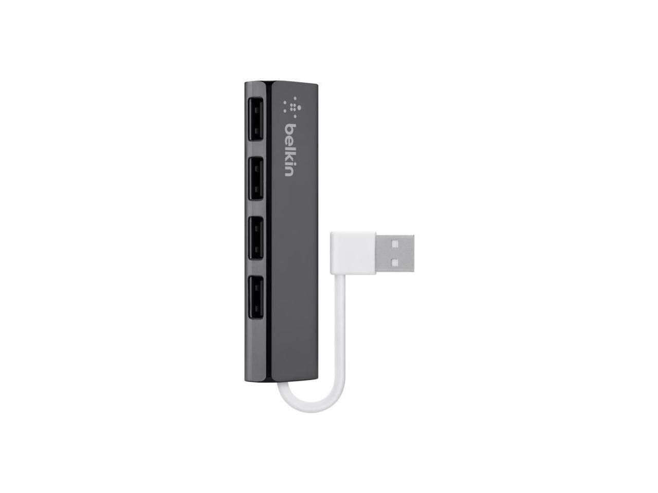 Alt View 6. Belkin - Belkin Ultra-Slim 4-port USB Hub.