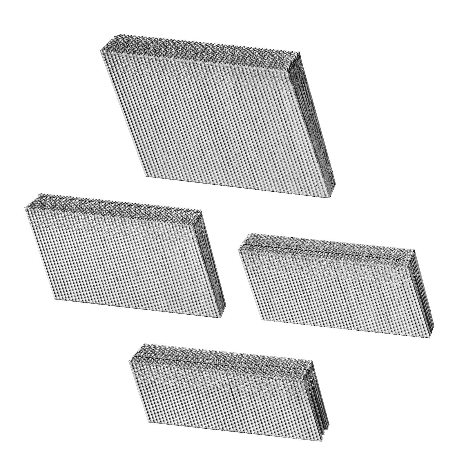 Alt View 5. VEVOR - 16 Gauge Finish Nails, 20-Degree Angled Finishing Nails, 2000-Count (2-1/2 in, 2 in, 1-1/2 in, 1-1/4 in, 500 Per Size) - Silver.
