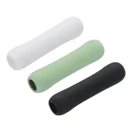 Unique Bargains - 3pcs Silicone Ergonomic Pen Grip Sleeve Holder for 1st & 2nd Gen Stylus Pens - White Black Green
