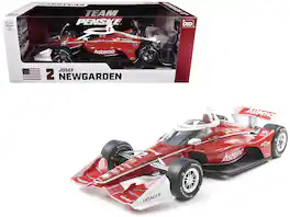 Dallara IndyCar #2 Josef Newgarden "Astemo" Team Penske Road Course "NTT IndyCar Series" 2025 1/18 Diecast by IXO - Red and White
