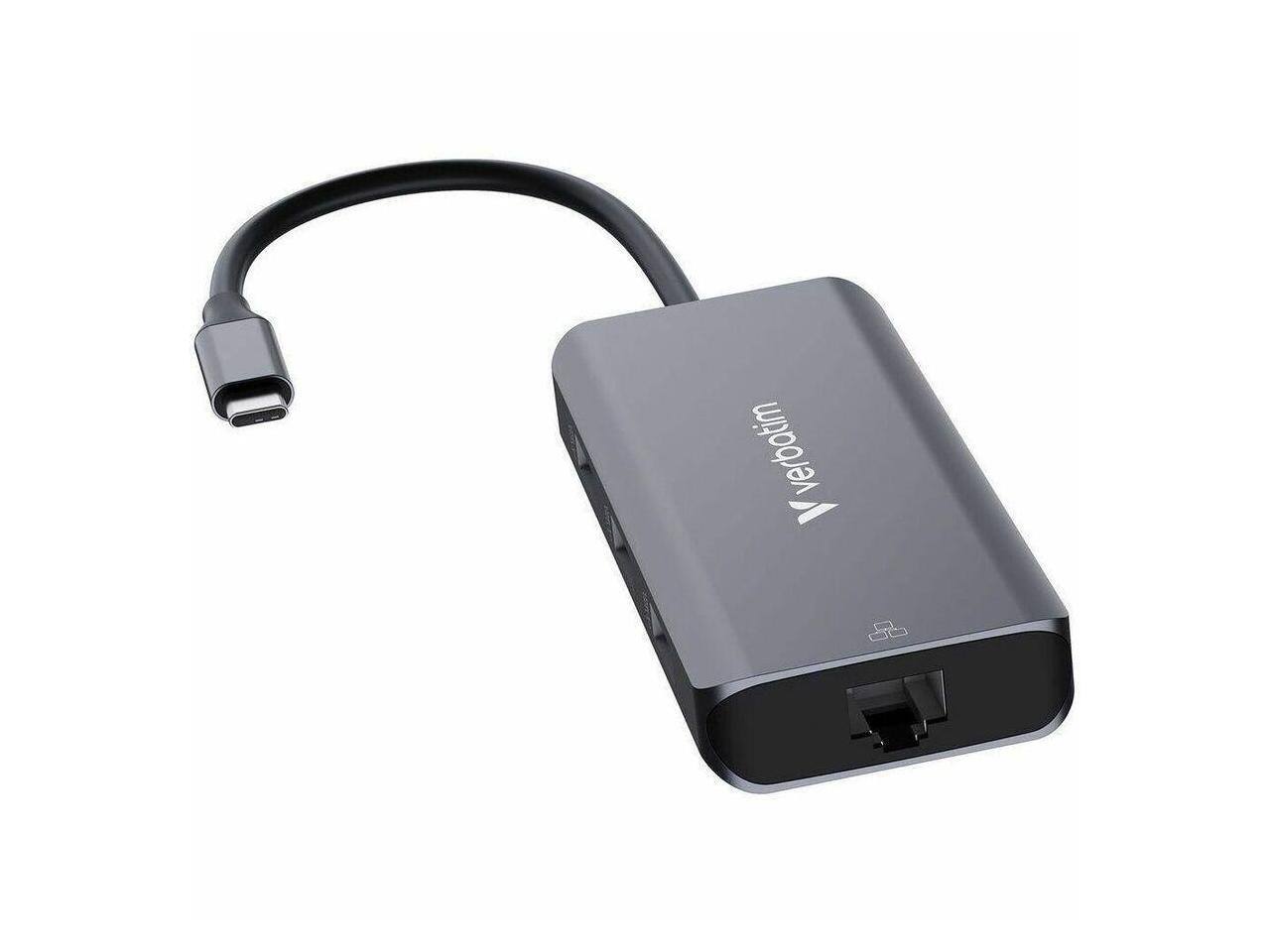 Alt View 1. Verbatim - Verbatim USB-C Hub - 6 Ports, 4K, 4 USB-A, 1 USB-C.