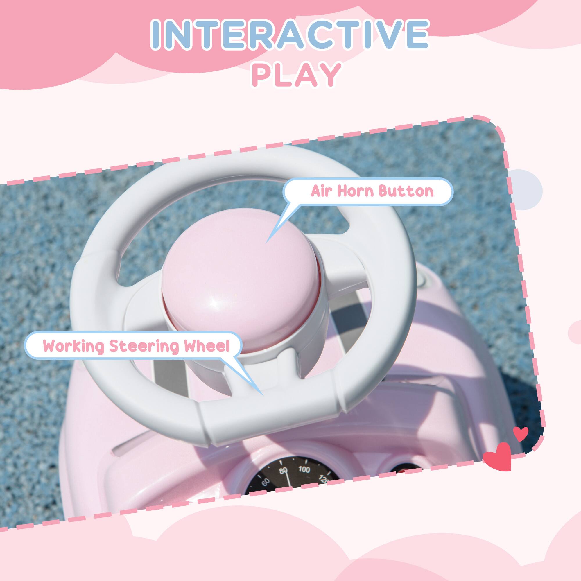 INTERACTIVE PLAY

Air Horn Button

Working Steering Wheel