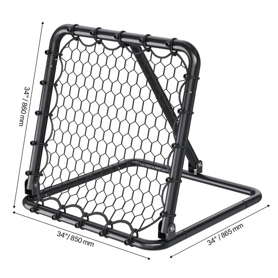 Kick Back Net VEVOR Soccer Rebounder Rebound Net, Kick Back 34